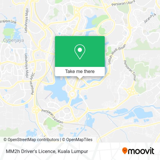MM2h Driver's Licence map