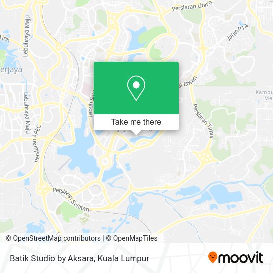 Batik Studio by Aksara map