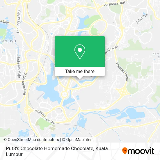 Put3's Chocolate Homemade Chocolate map