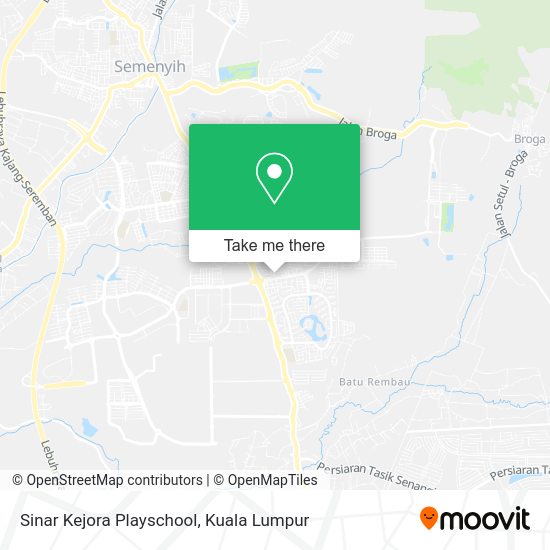 Peta Sinar Kejora Playschool