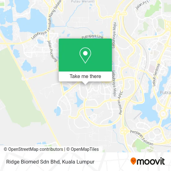 Ridge Biomed Sdn Bhd map