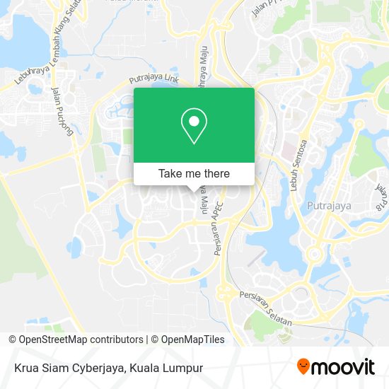 Krua Siam Cyberjaya map