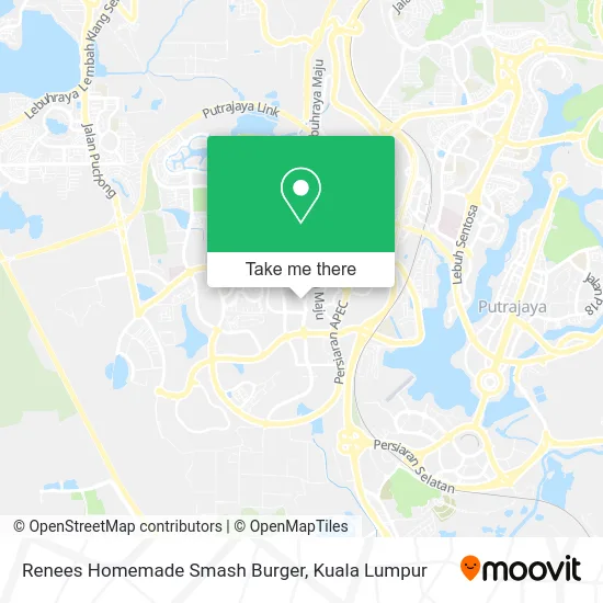 Renees Homemade Smash Burger map