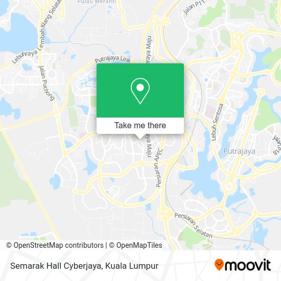 Peta Semarak Hall Cyberjaya