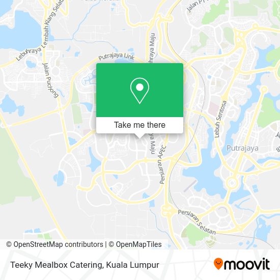 Teeky Mealbox Catering map