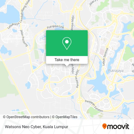 Watsons Neo Cyber map
