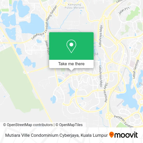 Mutiara Ville Condominium Cyberjaya map
