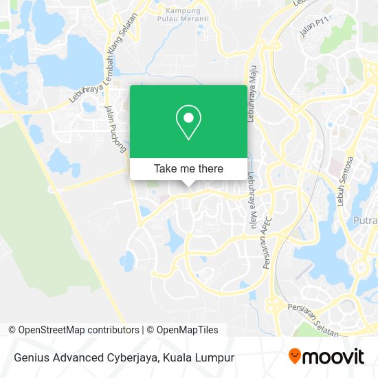 Peta Genius Advanced Cyberjaya