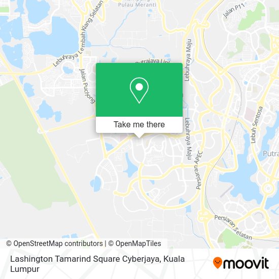 Peta Lashington Tamarind Square Cyberjaya