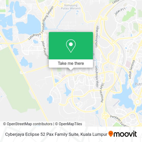Peta Cyberjaya Eclipse 52 Pax Family Suite