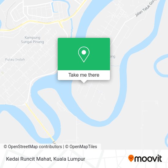 Kedai Runcit Mahat map
