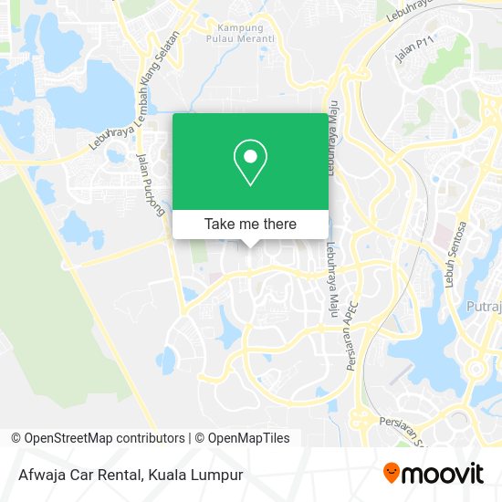 Afwaja Car Rental map