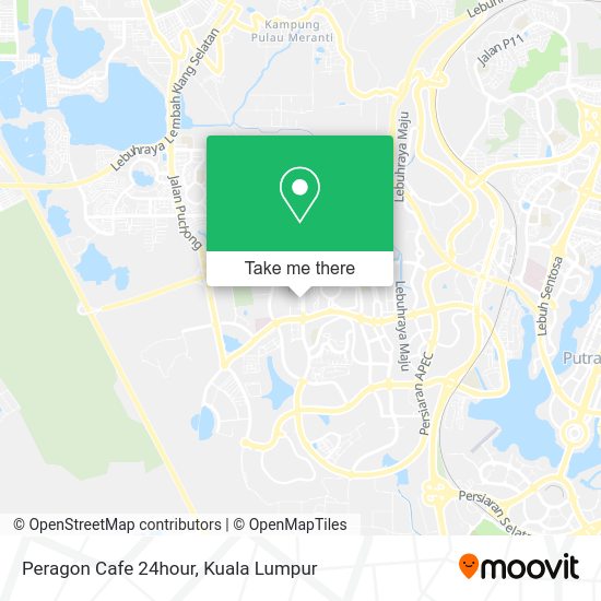 Peragon Cafe 24hour map