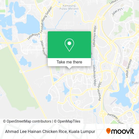 Ahmad Lee Hainan Chicken Rice map