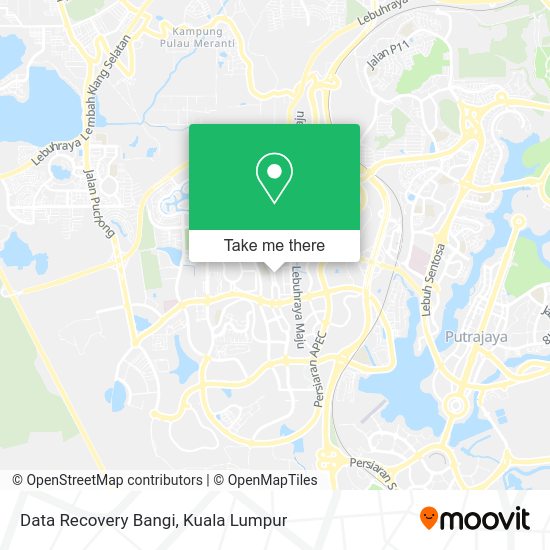Data Recovery Bangi map