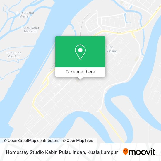 Homestay Studio Kabin Pulau Indah map