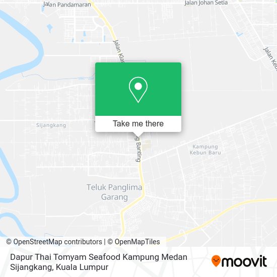 Peta Dapur Thai Tomyam Seafood Kampung Medan Sijangkang