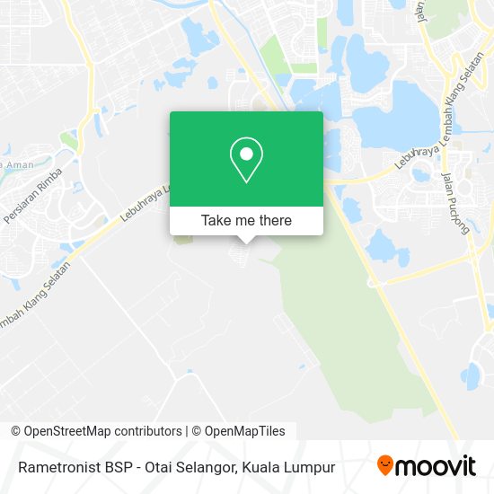 Rametronist BSP - Otai Selangor map