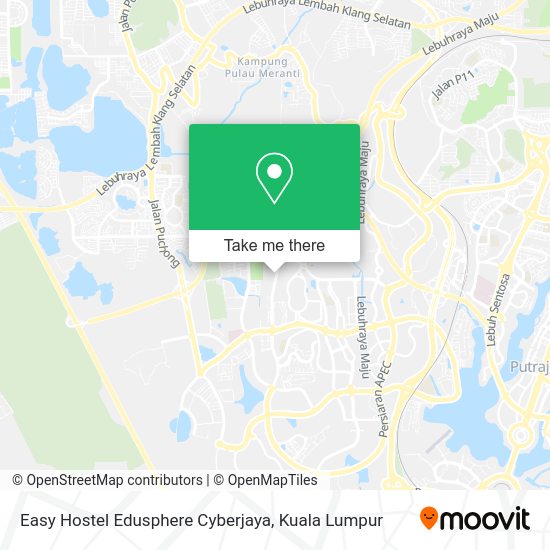 Easy Hostel Edusphere Cyberjaya map