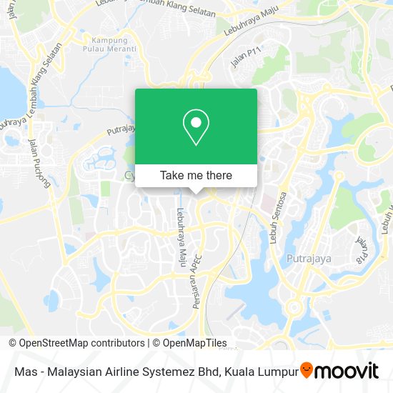 Peta Mas - Malaysian Airline Systemez Bhd