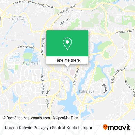 Kursus Kahwin Putrajaya Sentral map