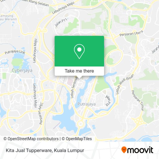 Kita Jual Tupperware map