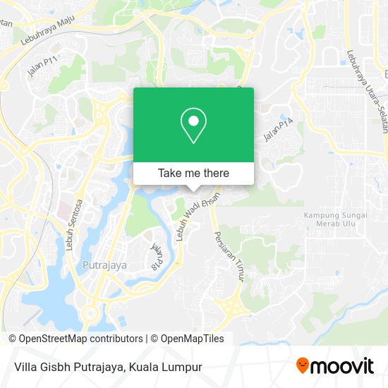 Peta Villa Gisbh Putrajaya