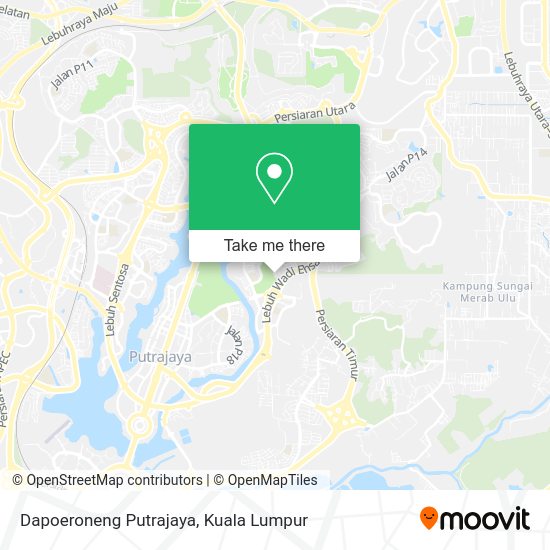Dapoeroneng Putrajaya map