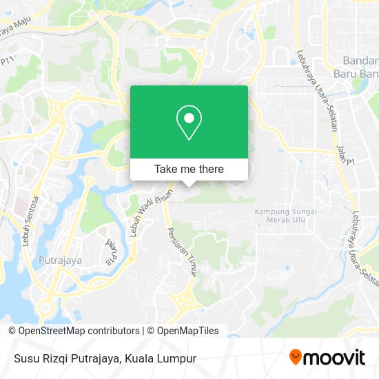 Susu Rizqi Putrajaya map