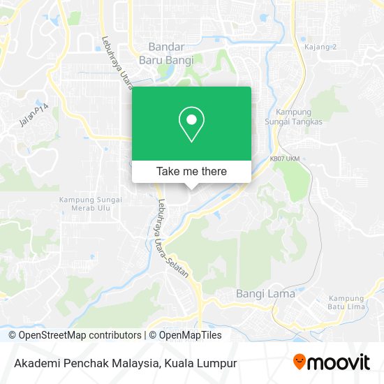 Akademi Penchak Malaysia map