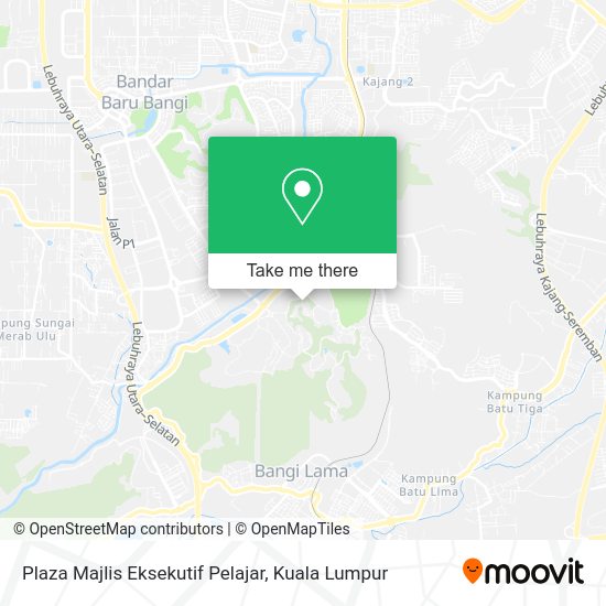 Plaza Majlis Eksekutif Pelajar map