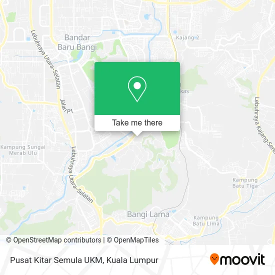 Pusat Kitar Semula UKM map