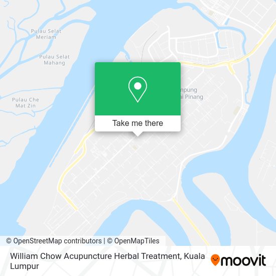 William Chow Acupuncture Herbal Treatment map