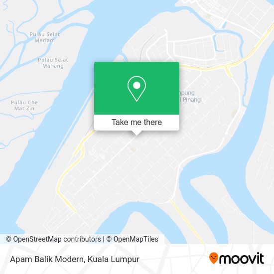 Apam Balik Modern map