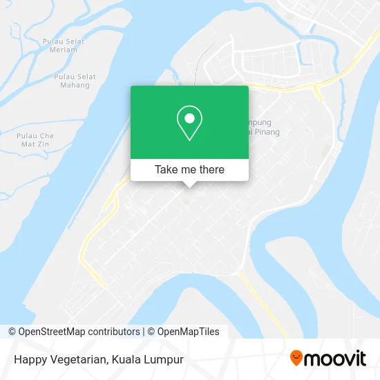 Happy Vegetarian map
