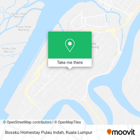 Bossku Homestay Pulau Indah map