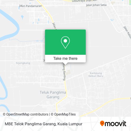 MBE Telok Panglima Garang map