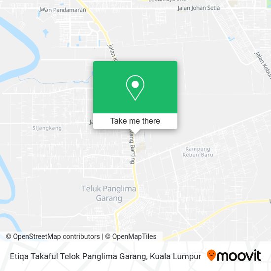 Etiqa Takaful Telok Panglima Garang map