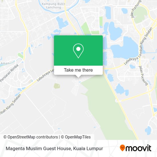 Peta Magenta Muslim Guest House