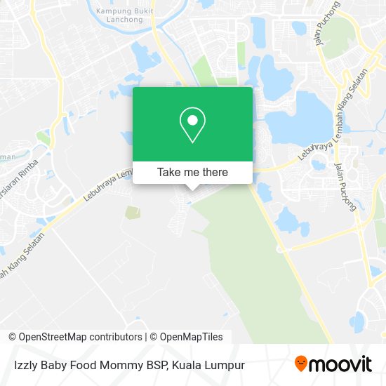 Izzly Baby Food Mommy BSP map
