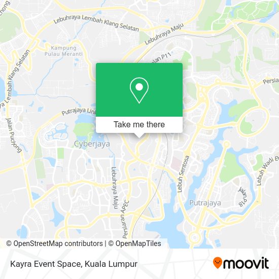 Kayra Event Space map