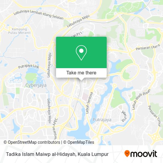 Tadika Islam Maiwp al-Hidayah map