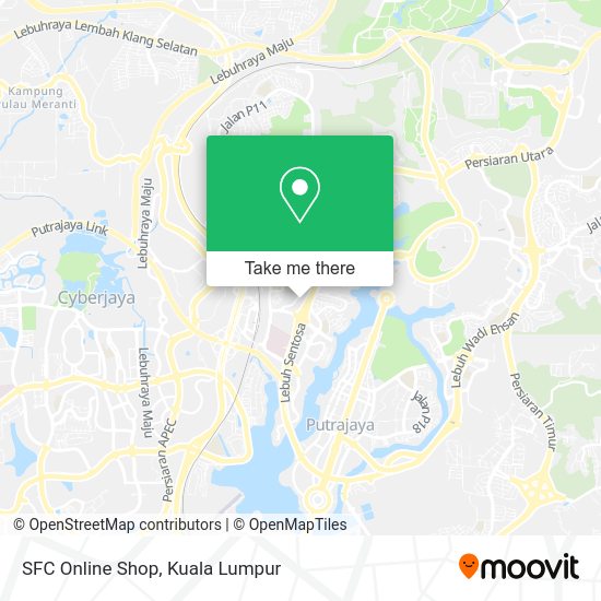 SFC Online Shop map