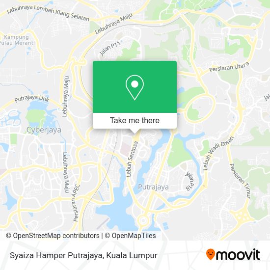 Syaiza Hamper Putrajaya map