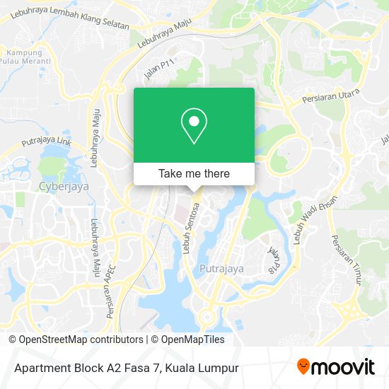 Apartment Block A2 Fasa 7 map