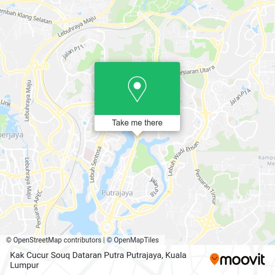 Peta Kak Cucur Souq Dataran Putra Putrajaya