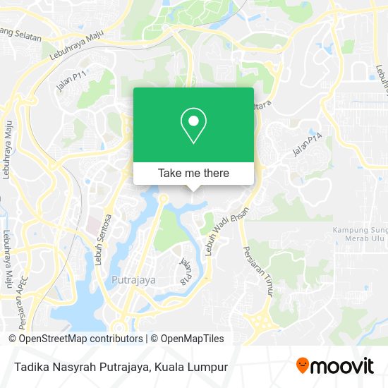 Tadika Nasyrah Putrajaya map