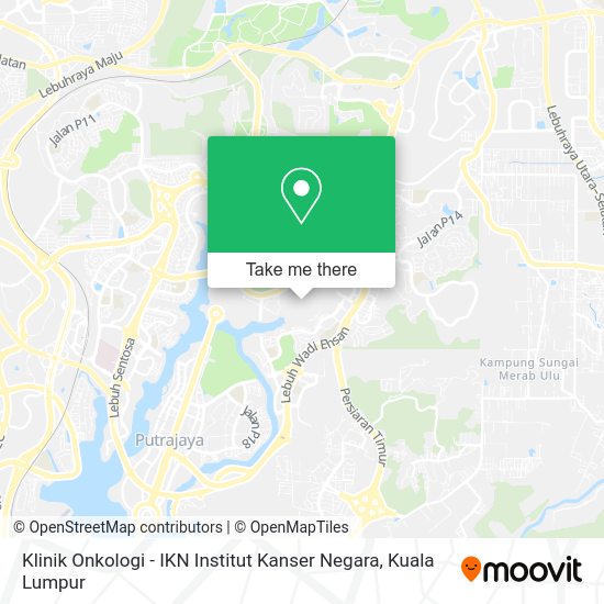 Peta Klinik Onkologi - IKN Institut Kanser Negara
