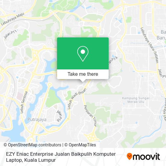 Peta EZY Eniac Enterprise Jualan Baikpulih Komputer Laptop