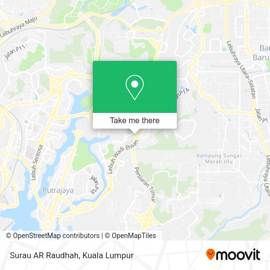 Peta Surau AR Raudhah
